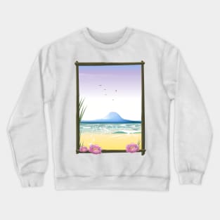 Tropical beach Crewneck Sweatshirt